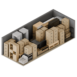 Large storage unit illustration
